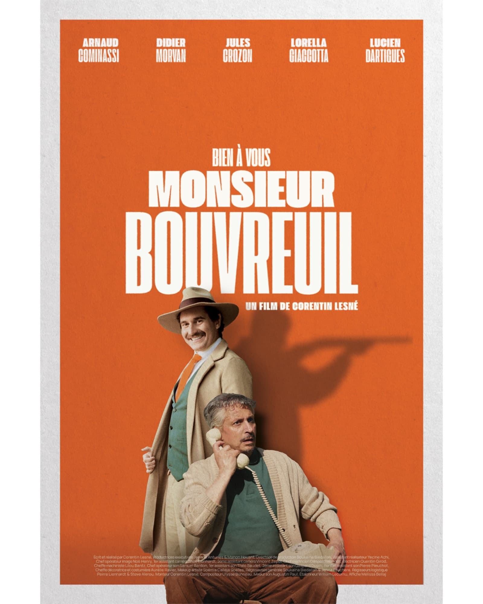 Affiche — Bien à vous, Monsieur Bouvreuil
